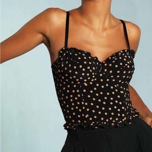 NEW Rouje Paquita Bustier Top